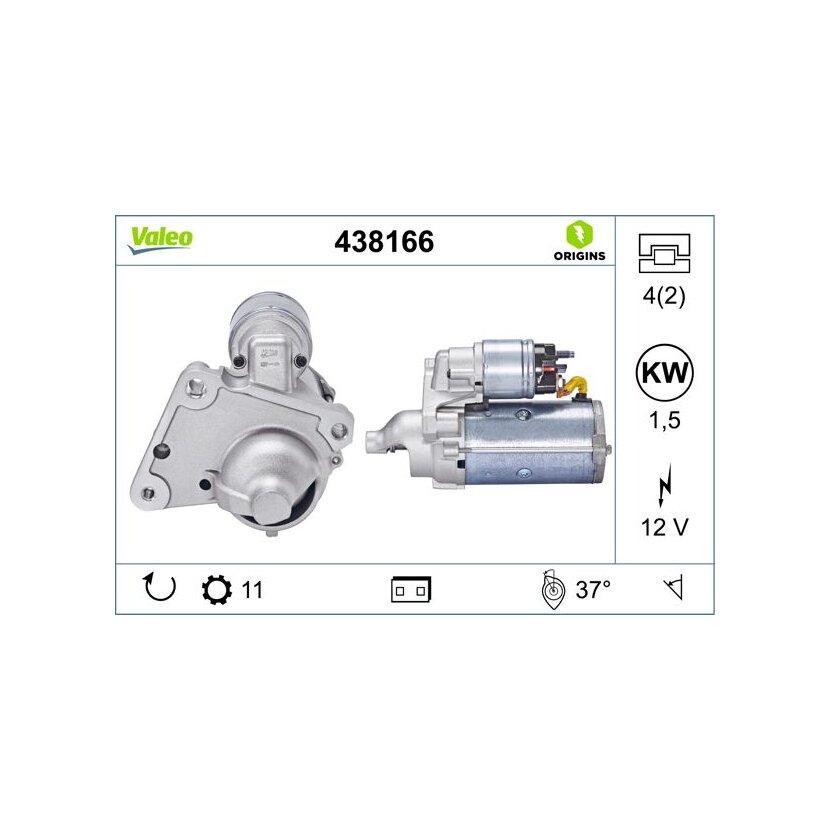 VALEO Starter 438166 für 5802-AA