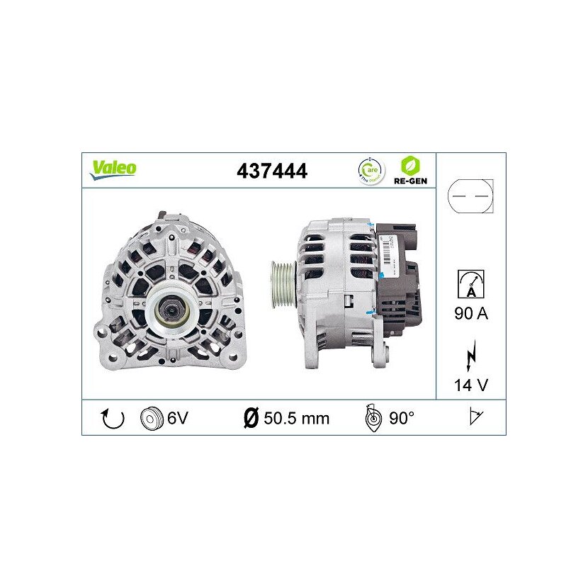 VALEO Generator 437444 für 03D903025H
