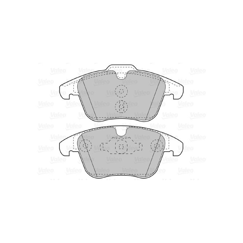 VALEO Bremsbelagsatz, Scheibenbremse 601056 für 4254-03