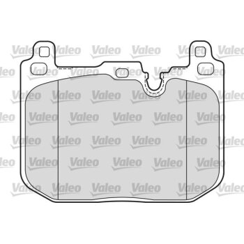 VALEO Bremsbelagsatz, Scheibenbremse 601679 für 34...