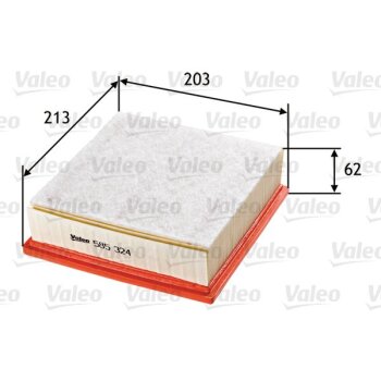 VALEO Luftfilter 585324