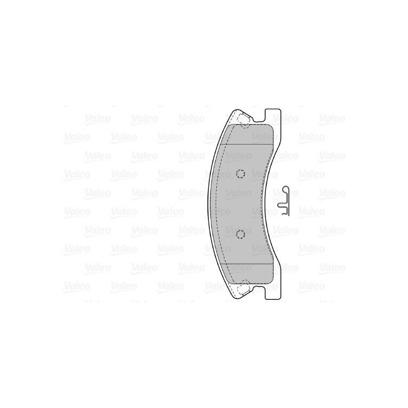 VALEO Bremsbelagsatz, Scheibenbremse 598833 für 5093 183AA