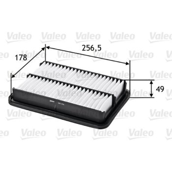 VALEO Luftfilter 585256 für 2811326000