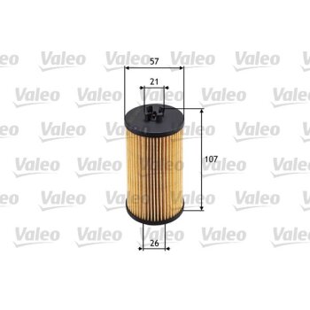 VALEO Ölfilter 586531 für 71744410