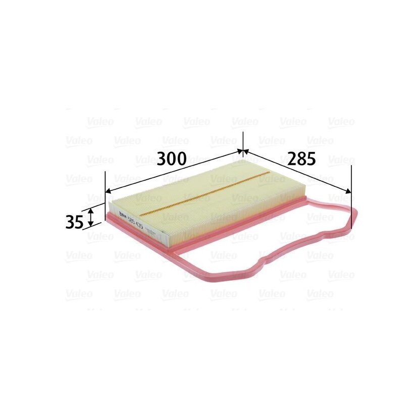 VALEO Luftfilter 585435 für 04C129620C