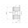 VALEO Generatorfreilauf 588096 für 021903119L