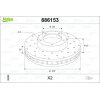 VALEO Bremsscheibe 886153 für 46423415