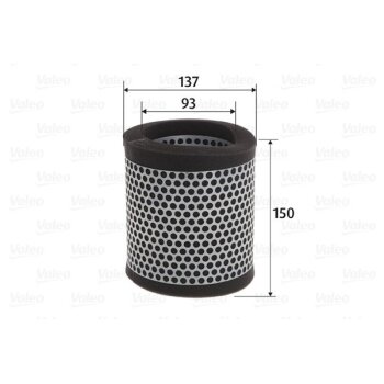 VALEO Luftfilter 585767 für 5012647
