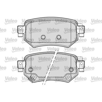 VALEO Bremsbelagsatz, Scheibenbremse 601688 für...
