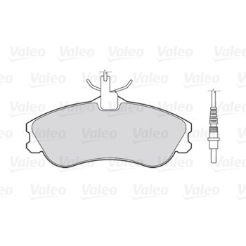 VALEO Bremsbelagsatz, Scheibenbremse 301326 für...