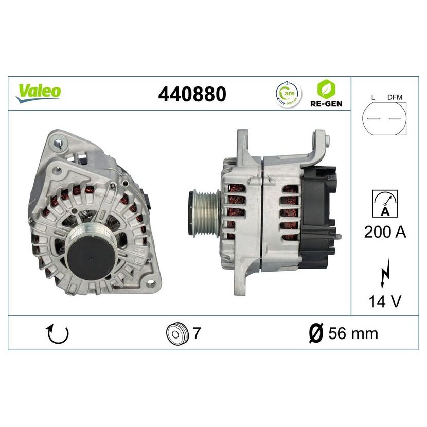 VALEO Generator 440880 für 51993600