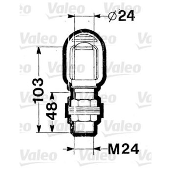 VALEO Halter, Rundumkennleuchte 084158