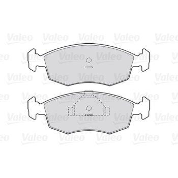 VALEO Bremsbelagsatz, Scheibenbremse 301335 für 1647730