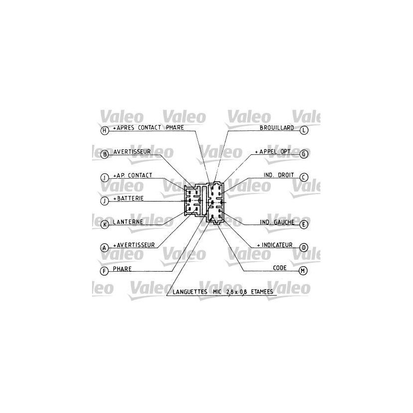 VALEO Lenkstockschalter 251220 für 6253-56