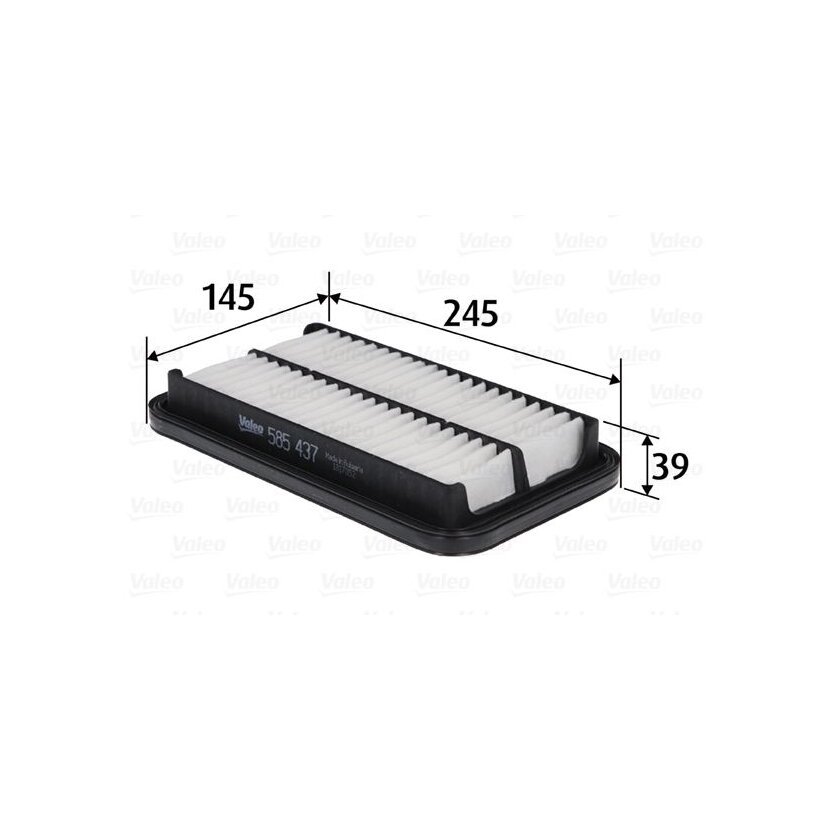 VALEO Luftfilter 585437 für 16546-4A00C