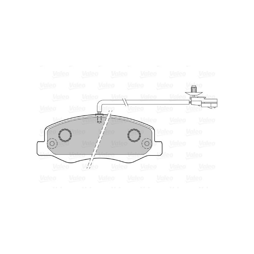 VALEO Bremsbelagsatz, Scheibenbremse 601152 für 44060-00Q0G
