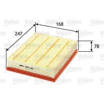 VALEO Luftfilter 585018 für 058133843