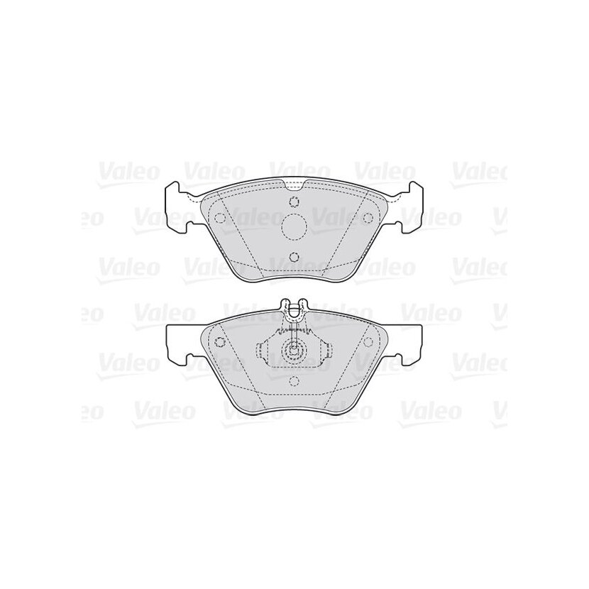 VALEO Bremsbelagsatz, Scheibenbremse 301636 für 5114 555AA