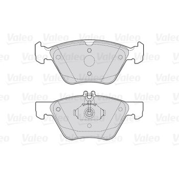 VALEO Bremsbelagsatz, Scheibenbremse 301636 für 5114...