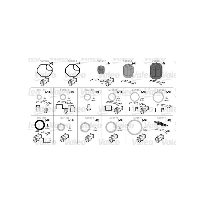 VALEO O-Ring-Reparaturset 509294