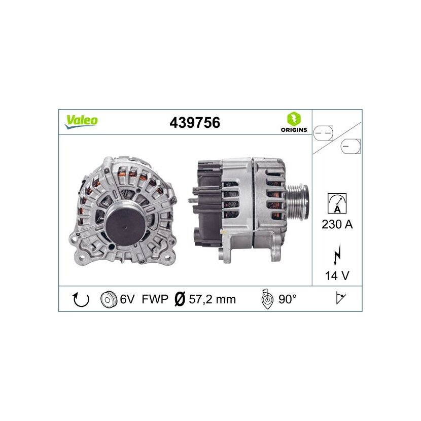 VALEO Generator 439756 für 059903018J