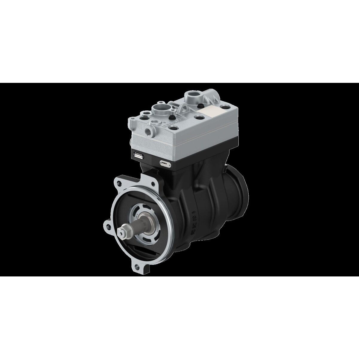 WABCO Kompressor (Zweizylinder) - 9125120050 - 912 512 005 0 passend für 20774383