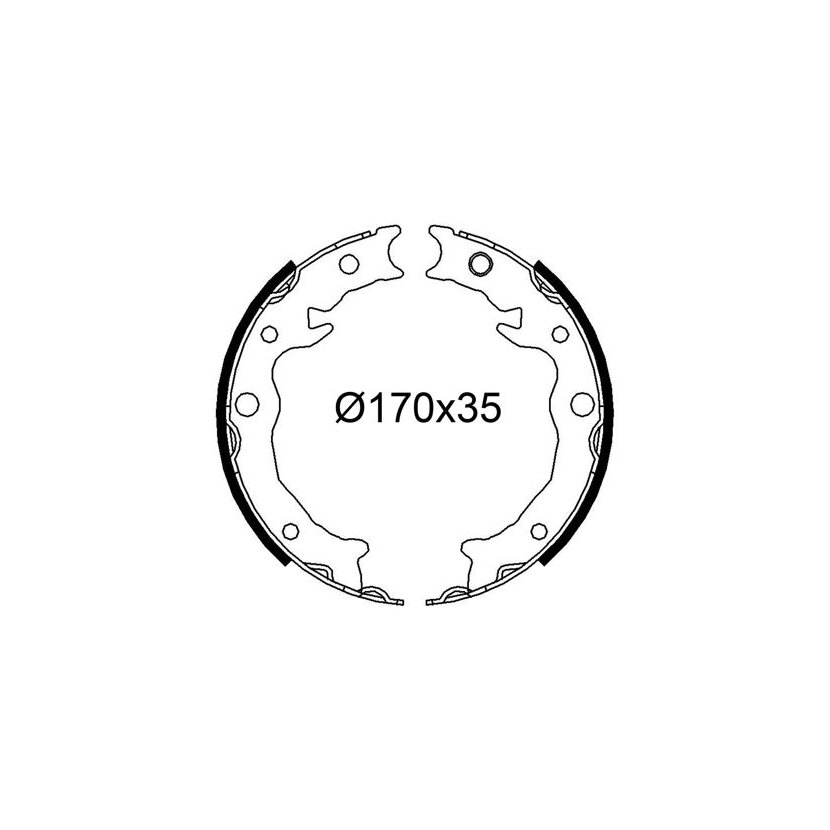 VALEO Bremsbackensatz 564278 für 26694-FJ000