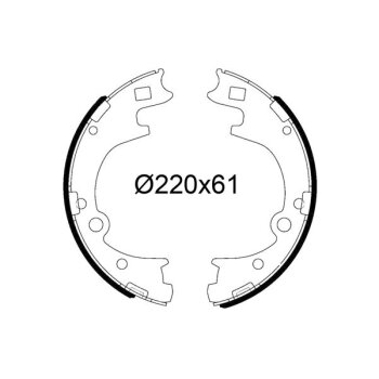 VALEO Bremsbackensatz 564305 für 58305-47A00