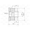 VALEO Generatorfreilauf 588038 für 23151-00Q0A