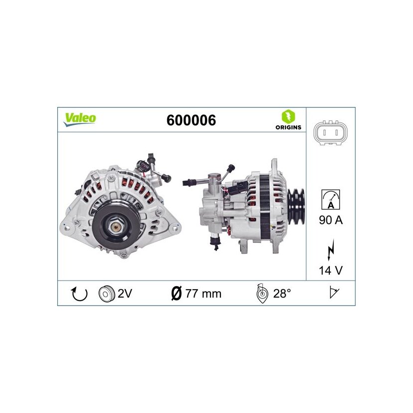 VALEO Generator 600006 für 37300-42870