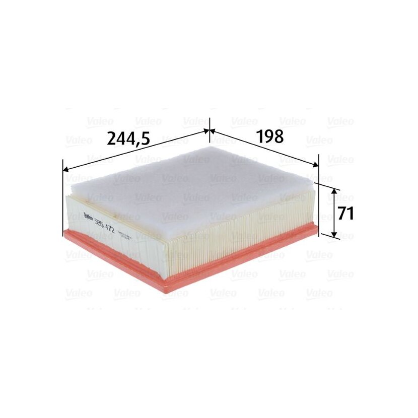 VALEO Luftfilter 585472 für PHE500060