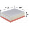 VALEO Luftfilter 585472 für PHE500060