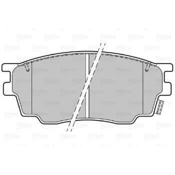 VALEO Bremsbelagsatz, Scheibenbremse 301647 für...
