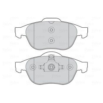 VALEO Bremsbelagsatz, Scheibenbremse 301566 für...