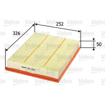 VALEO Luftfilter 585096 für 73502069