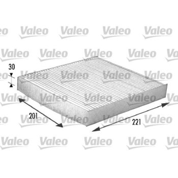 VALEO Filter, Innenraumluft 698734 für 27891-BM400