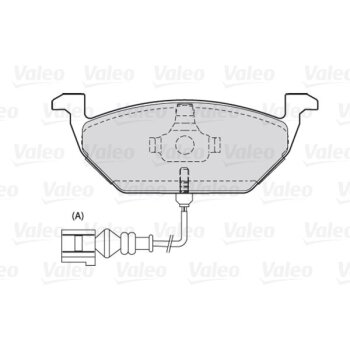 VALEO Bremsbelagsatz, Scheibenbremse 301332 für...