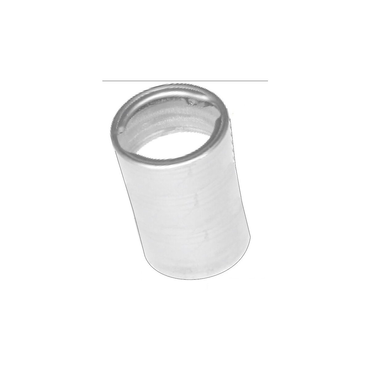 Einschweißstutzen 200mm lang passend für Halsdurchmesser 100mm - Alu