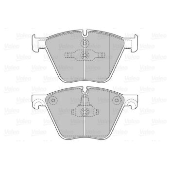 VALEO Bremsbelagsatz, Scheibenbremse 601413 für 34...