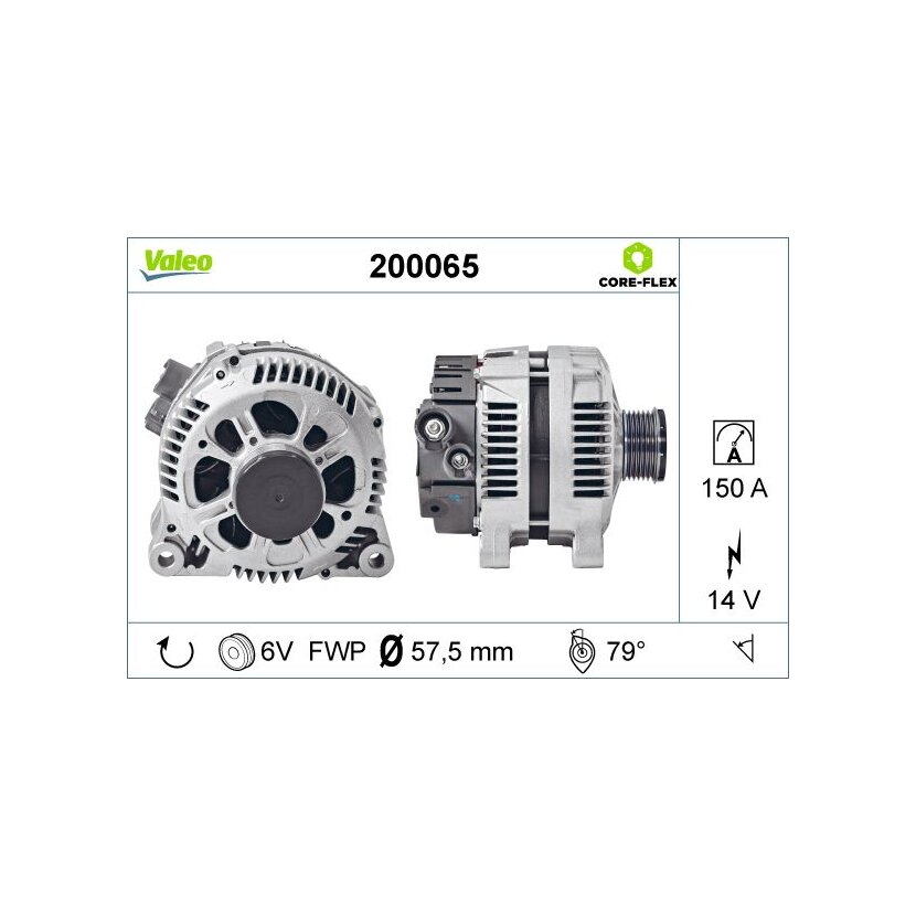 VALEO Generator 200065 für 5702-A0