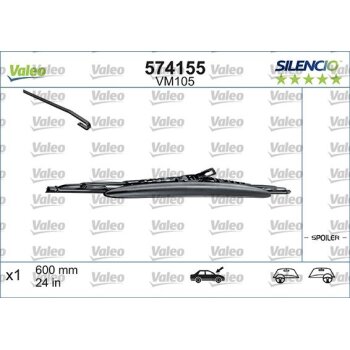 VALEO Wischblatt 574155 für 61 61 8 217 705