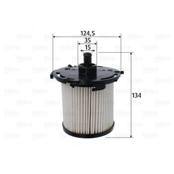 VALEO Kraftstofffilter 587098 für 1727201