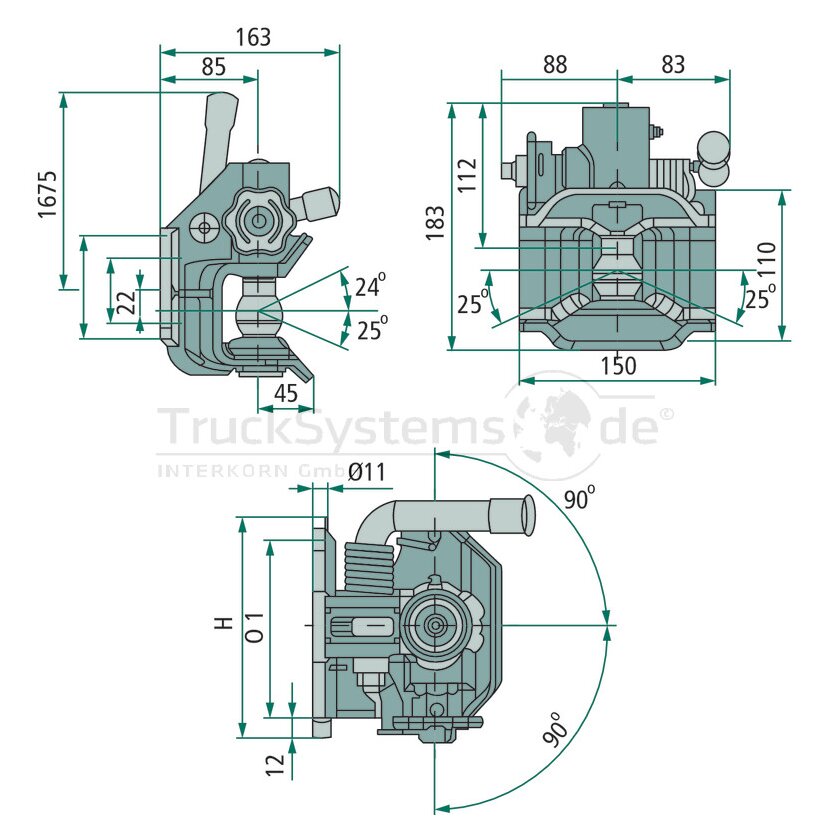 RINGFEDER Anhängerkupplung 2020 - 120m x 55mm 14996116 - 14 996 116