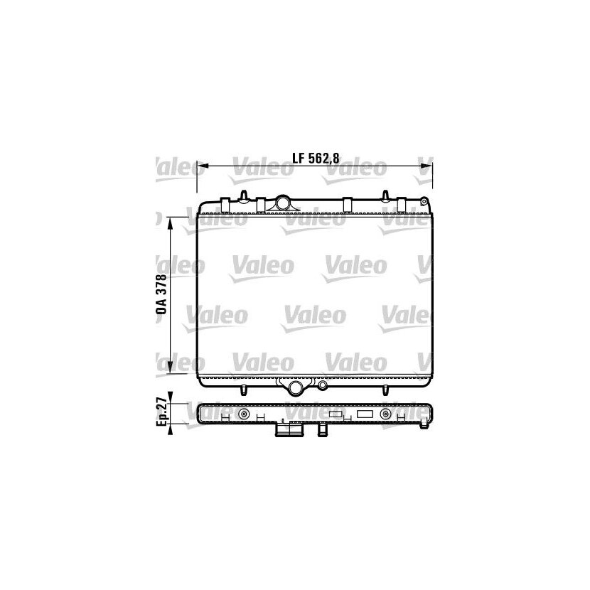 VALEO Kühler, Motorkühlung 732894 für 1330-A2