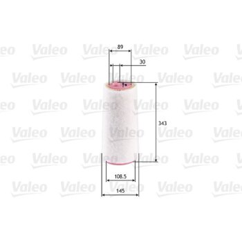 VALEO Luftfilter 585617 für 13712246997