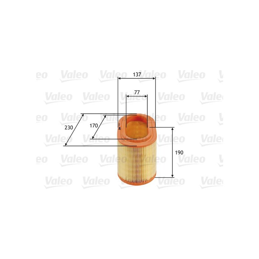 VALEO Luftfilter 585690 für 281304A001