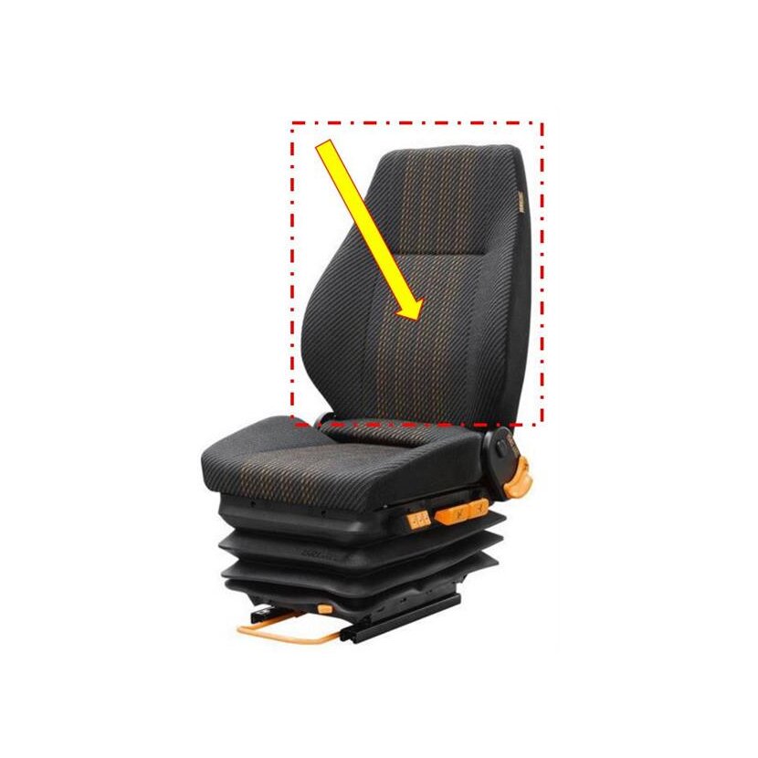 ISRI Rückenkissen Rückenpolster Stoff - Rückenschaum & Bezug - für 6860/875 NTS