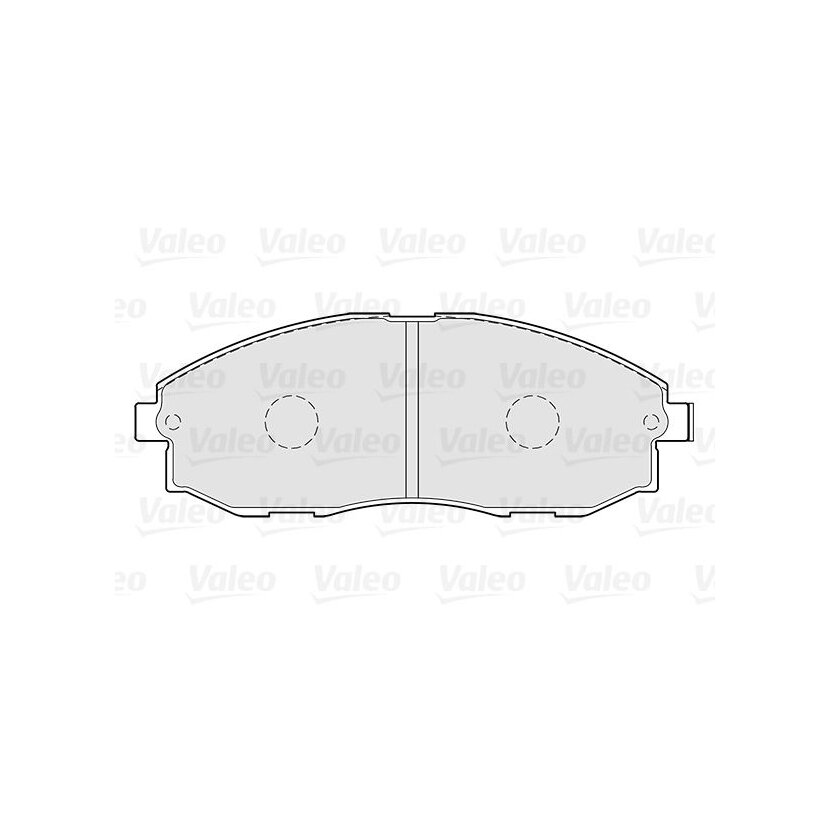 VALEO Bremsbelagsatz, Scheibenbremse 301908 für 58101-4AA00