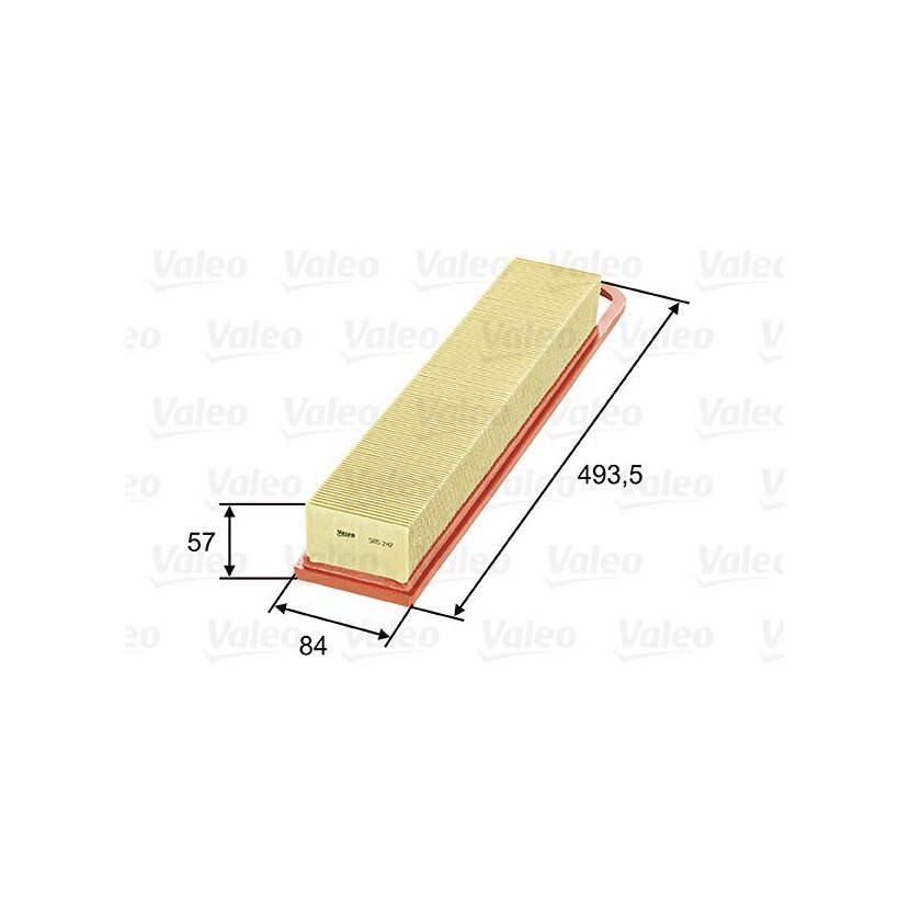 VALEO Luftfilter 585247 für 1444RK
