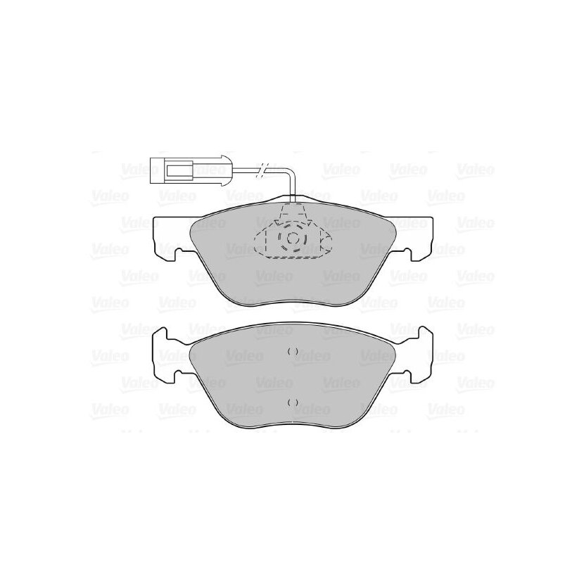 VALEO Bremsbelagsatz, Scheibenbremse 598065 für 71772208